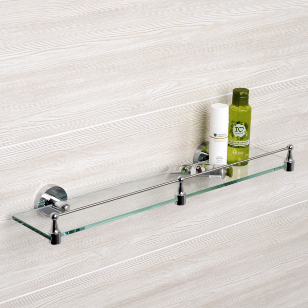 Rhein K-6244 Полка стеклянная с бортиком. Фото 3