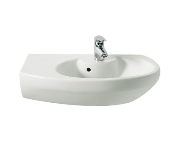 Roca 7.3275.1.800.0 Dama Senso Раковина накладная, полка слева, 680x420 мм, с отв. под смес., с. Фото 1