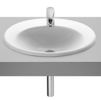 Roca 7.3278.6.300.0 Java Раковина встраиваемая сверху 560x470 мм, с отв. под смеситель. Фото 1