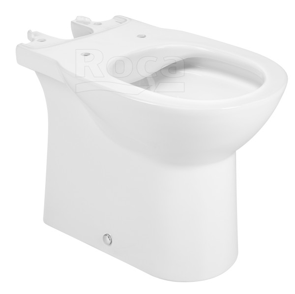 Roca 7.3429.9.P00.Y Debba Round Унитаз напольный Rimless, гор. выпуск. Фото 1