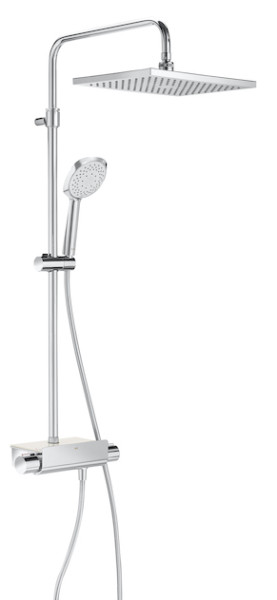 Roca 7.5A9C.8.8C0.0 Deck Душевая система для душа, с терм. 360х240/130 мм, 1/4 режима. Фото 1