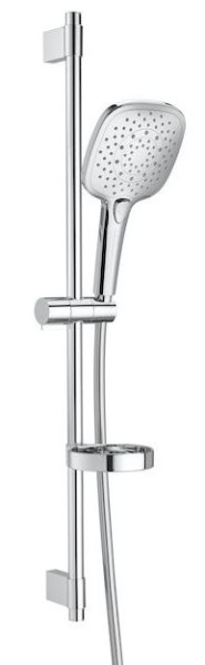 Roca 7.5B1A.1.0C0.0 Plenum Square 140 Душевой гарнитур H=800 мм, Ø140 мм, 3 режима, мыльница. Фото 1