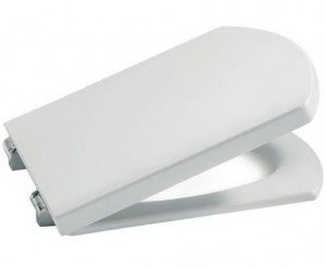 Roca 7.8016.2.000.4 Hall Сиденье с крышкой лакированное, крепления из нерж. стали. Фото 1