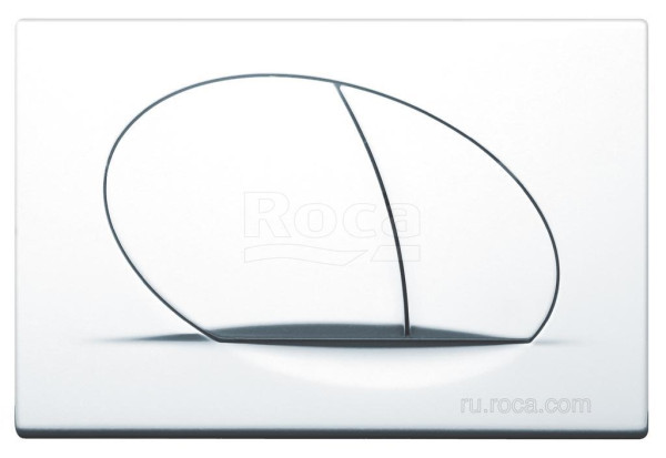 Roca 7.8901.1.40B.0 Active 42B Накладная панель, 2 объема, 255х170х18 мм, Белая. Фото 1