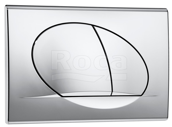 Roca 7.8901.1.40B.1 Active 42B Накладная панель, 2 объема, 255х170 мм, Хром глянцевый. Фото 1