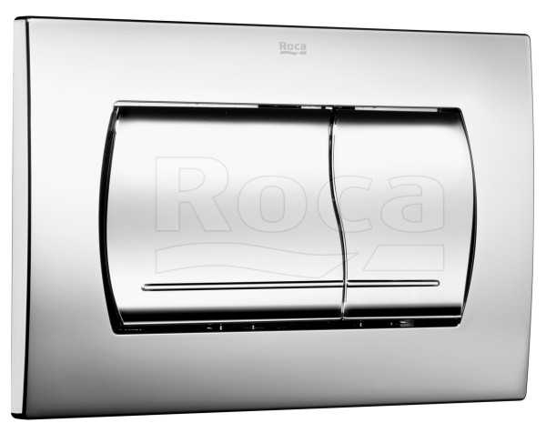 Roca 7.8901.1.50B.1 Active 52B Накладная панель, 2 объема, 255х170х32 мм, Хром глянцевый. Фото 1