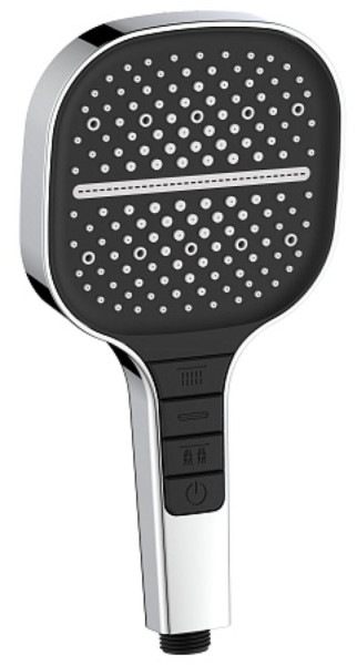 Ручной душ, 3 реж., диам, 130 мм арт. SPL1403SQ хром, ESKO. Фото 1