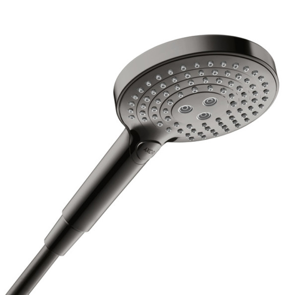 Ручной душ Hansgrohe AXOR ShowerSolutions 120 3jet, полированный черный хром (26050330). Фото 1