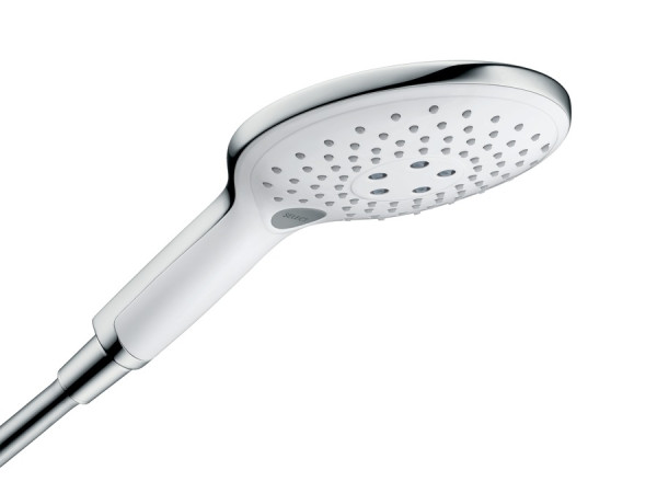 Ручной душ Hansgrohe Raindance Select 150 Air 3jet, ½’ белый хром (28587400). Фото 1