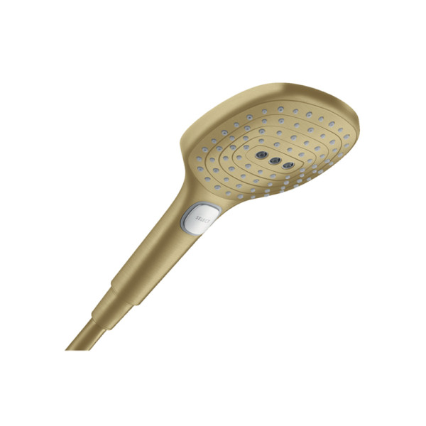 Ручной душ Hansgrohe Raindance Select E 120 3jet, шлифованная бронза (26520140). Фото 1