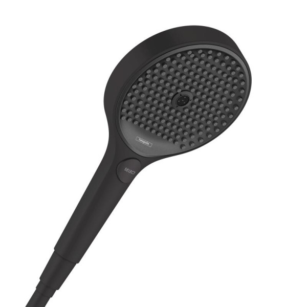 Ручной душ Hansgrohe Rainfinity 130 3jet, черный матовый (26864670). Фото 1