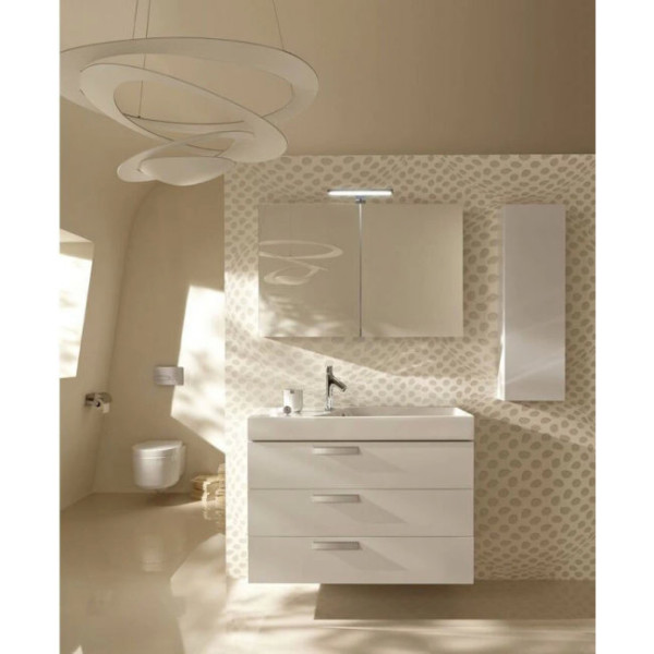 RYTHMIK EXN112-Z-00 Подвесная раковина-столешница, гладкая нижняя поверхность, 100*46. Фото 3