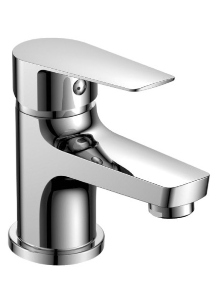 S35-11 Смеситель одноручный (35мм) для умывальника монолитный, хром. Фото 1