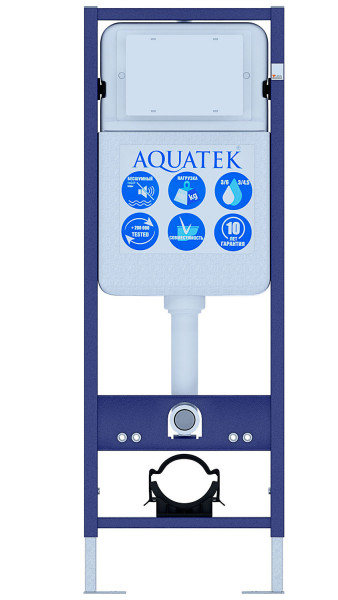 SET AQUATEK ЛИБРА T-INS17 (рама AQUATEK Standard INS-0000017(без клавиши и крепежа)+унитаз ЛИБРА AQ1505T-00 с тонким сиденьем soft-close TORNADO). Фото 2