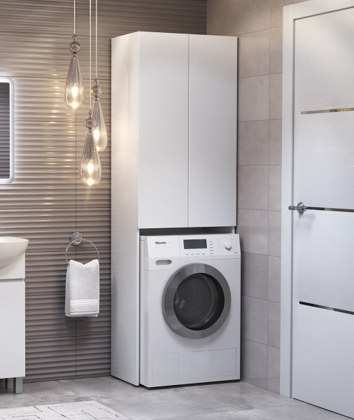 Шкаф напольный VIGO Wing shnr.WIN.64.2D белый, 64 см. Фото 3