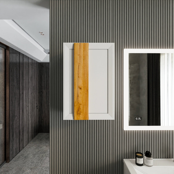 Шкаф навесной Бриклаер БЕРЛИН 60 см, белый. Фото 1