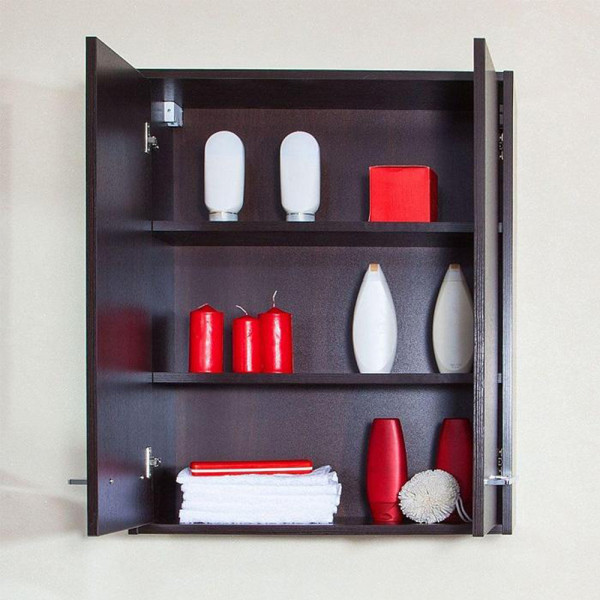 Шкаф навесной Бриклаер ЧИЛИ 62 см, венге. Фото 4