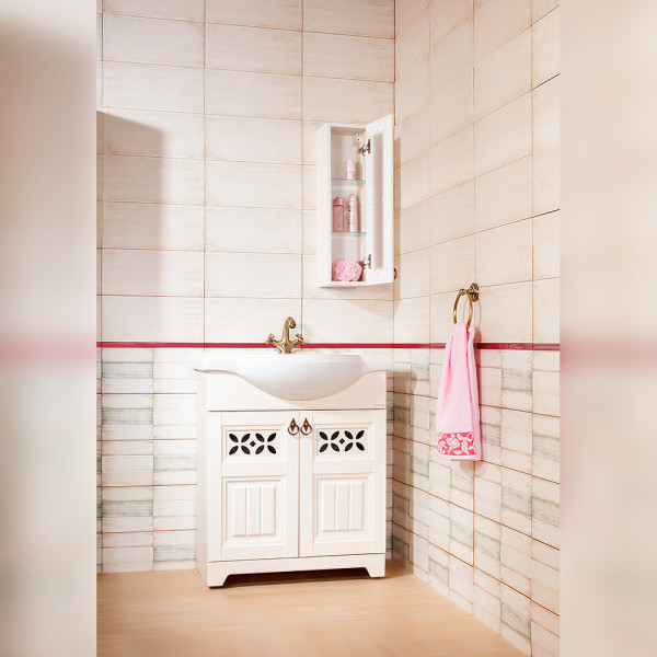 Шкаф навесной Бриклаер КАНТРИ 20 см, бежевый дуб прованс. Фото 4