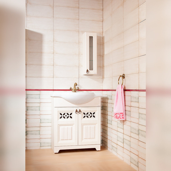 Шкаф навесной Бриклаер КАНТРИ 20 см, бежевый дуб прованс. Фото 5