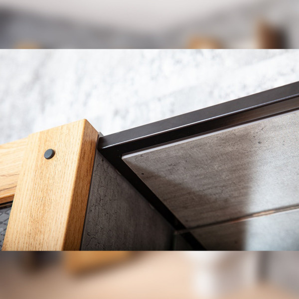 Шкаф навесной Бриклаер ЛОФТ 20 см, метрополитен грей. Фото 4