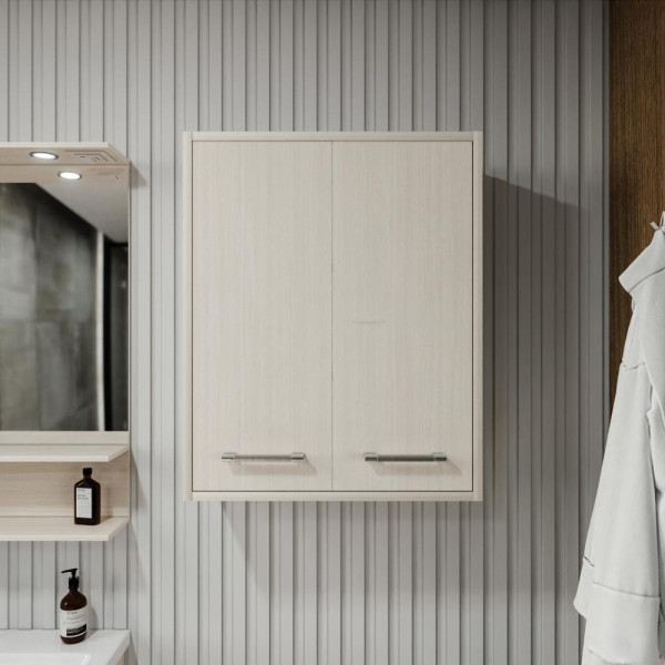 Шкаф навесной ЧИЛИ Бриклаер 62 см, светлая лиственница. Фото 1