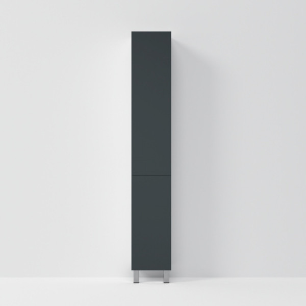 Шкаф-пенал напольный, правый, 30 см, графит матовый. Фото 2