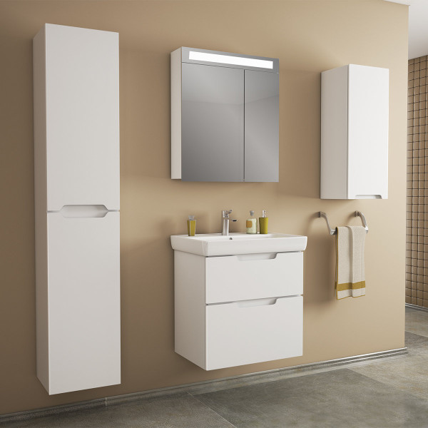 Шкаф подвесной Dreja QL 35 см, белый. Фото 4