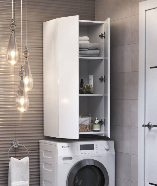 Шкаф подвесной VIGO Wing sh.WIN.50.2D белый, 50 см. Фото 4