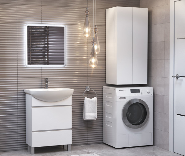 Шкаф подвесной VIGO Wing sh.WIN.50.2D белый, 50 см. Фото 6