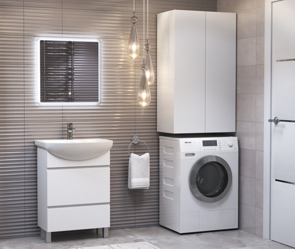 Шкаф подвесной VIGO Wing sh.WIN.64.2D белый, 64 см. Фото 6