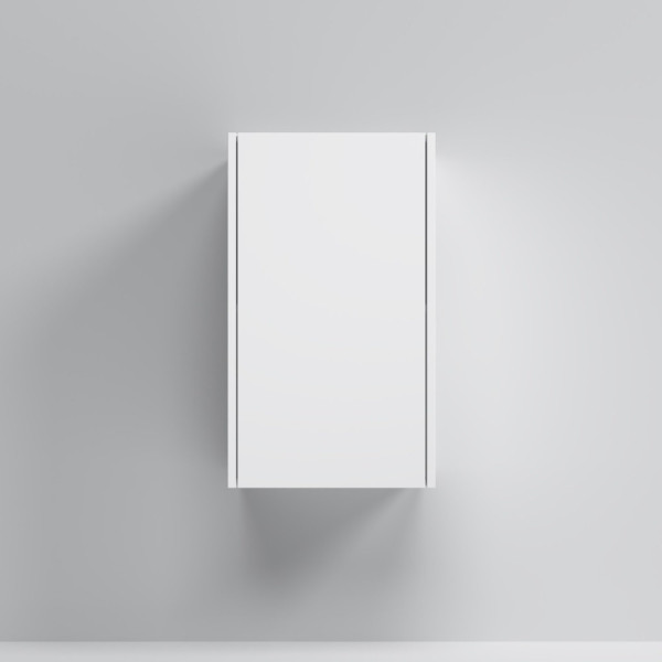 Шкаф с полками 40 см, высота 70 см, белый матовый, универсальный. Фото 1