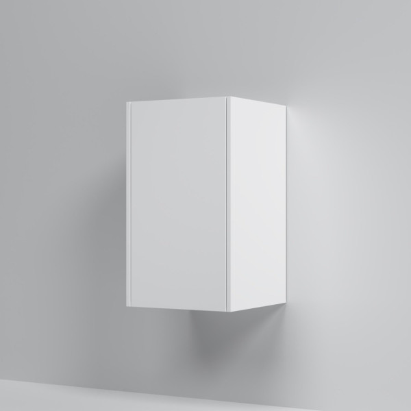 Шкаф с полками 40 см, высота 70 см, белый матовый, универсальный. Фото 2