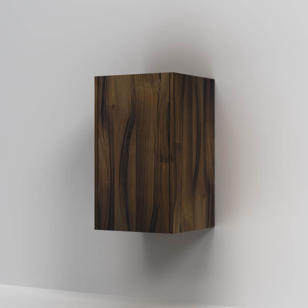 Шкаф с полками 40 см, высота 70 см, дуб крафт, универсальный. Фото 2