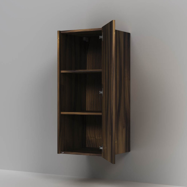 Шкаф с полками 40 см, высота 90 см, дуб крафт, универсальный. Фото 3