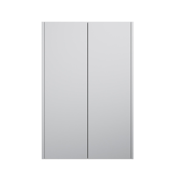 Шкаф с полками 60 см, высота 90 см, белый матовый, универсальный. Фото 5