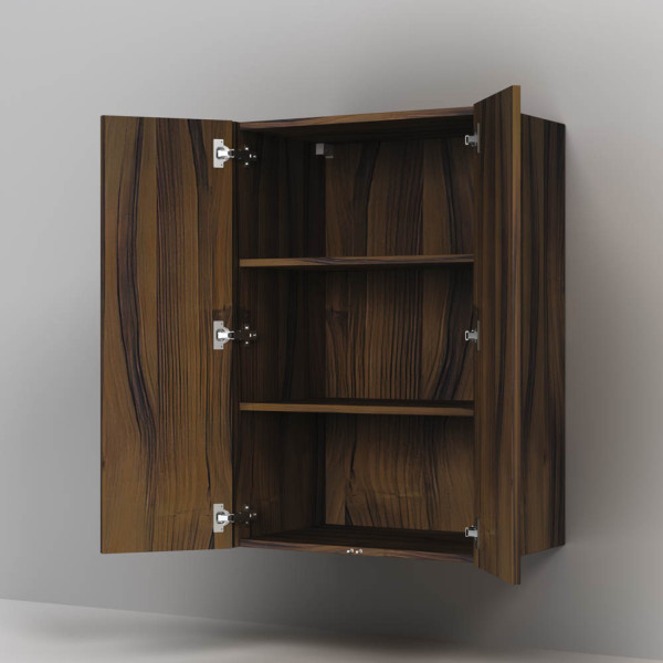 Шкаф с полками 60 см, высота 90 см, дуб крафт, универсальный. Фото 3