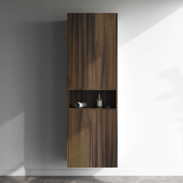 Шкаф с полками 60 см, высота 90 см, дуб крафт, универсальный. Фото 4