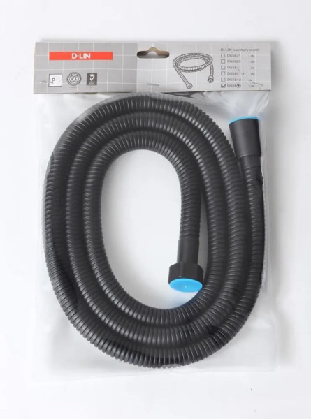 Шланг для душа D-Lin D65625, черный. Фото 2