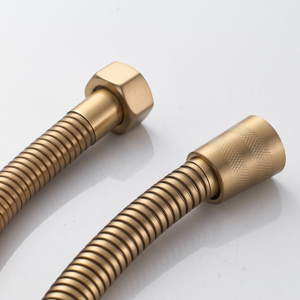 Шланг для душа Shevanik SE18-10 (100 см), золотой сатин. Фото 3