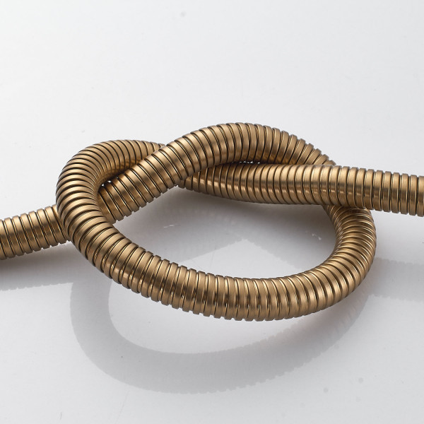 Шланг для душа Shevanik SE18-10 (100 см), золотой сатин. Фото 5