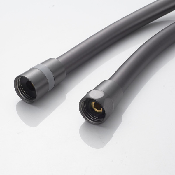 Шланг для душа Shevanik SE56-15 (150 см), оружейная сталь. Фото 2