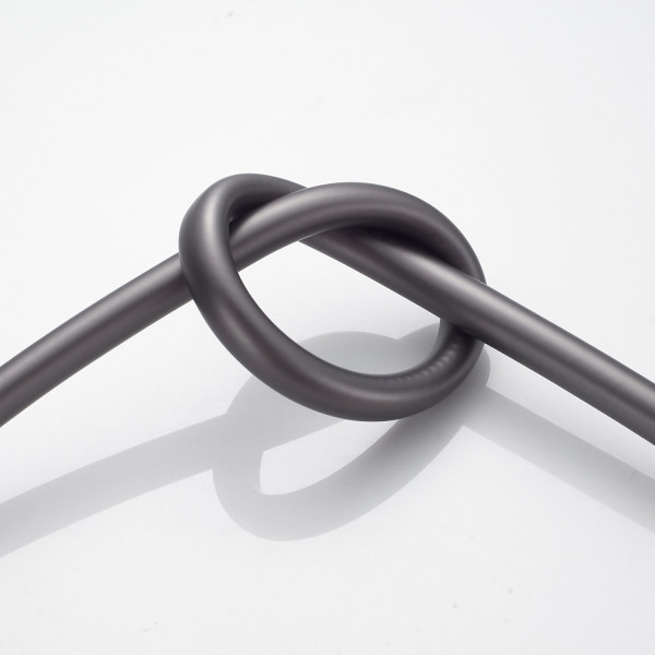 Шланг для душа Shevanik SE56-15 (150 см), оружейная сталь. Фото 4