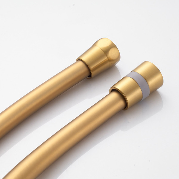 Шланг для душа Shevanik SE58-15 (150 см), золотой сатин. Фото 3