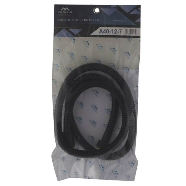 Шланг FASHUN A40-12-7 (120 см), чёрный. Фото 2