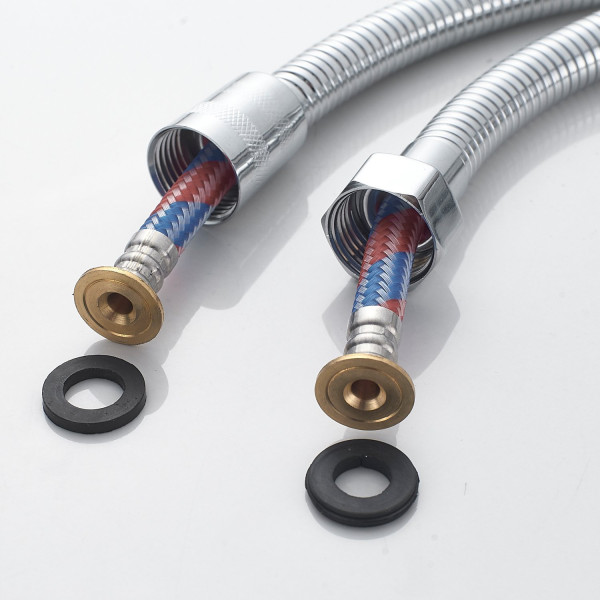 Шланг Shevanik SE11-10 (100 см), хром. Фото 5