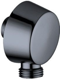 Шланговое подключение для душа Paffoni Lusso ZACC130NKN никель черный брашированный. Фото 1