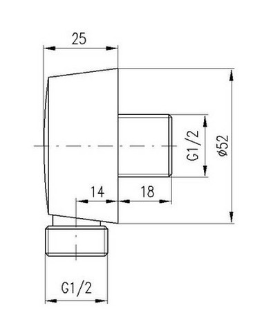 Шланговое подключение Rav Slezak MD0018. Фото 2