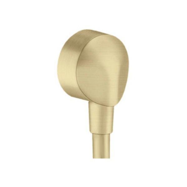 Шланговое подсоединение Hansgrohe FixFit E без клапана обратного тока, шлифованная бронза (27454140). Фото 1