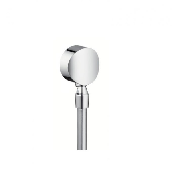 Шланговое подсоединение Hansgrohe Fixfit S ½’ с защитой от обратного тока, хром (27506000). Фото 1