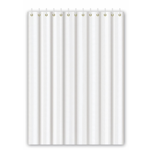 Штора для ванной Haiba HB74001, белая. Фото 1